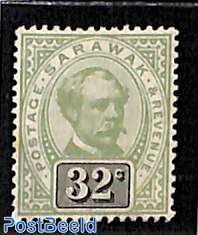 32c, Sarawak, Stamp out of set