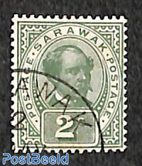 Sarawak, 2c, stamp out of set