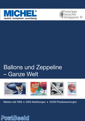 MICHEL CATALOGUE BALLOONS AND ZEPPELINS - WHOLE WORLD 2021