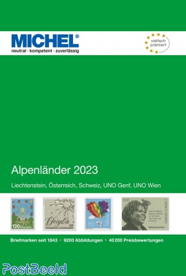 Michel Catalog Europe volume 1 Alps 2023