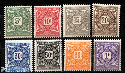 Haute Senegal-Niger, Postage due 8v