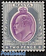 2p, WM CA-Crown, Stamp out of set