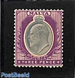 3p, WM CA-Crown, Stamp out of set