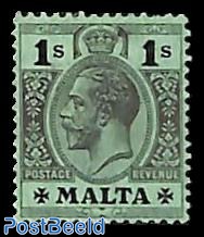 1s on smaragdgreen, reverse side olivegreen, Stamp out of set
