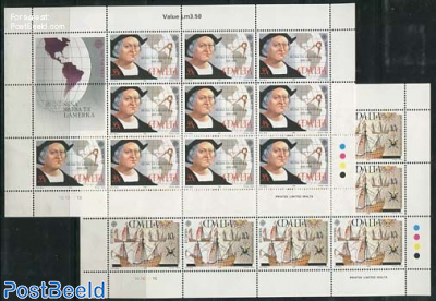 Europa, Discovery of America 2 minisheets