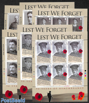 Lest we Forget 6 m/s (= 6 sets)