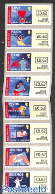 Label stamps, Covid-19 8v s-a