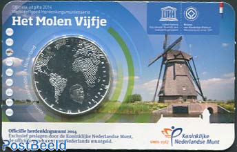 5 euro 2014 Het Molen Vijfje coincard