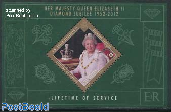 Diamond jubilee Elizabeth II s/s
