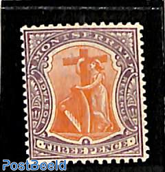 3d, WM Multiple Crown-CA, Stamp out of set