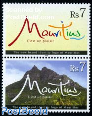 Stamp 2009, Mauritius New brand identity 1v+tab, 2009 - Collecting 