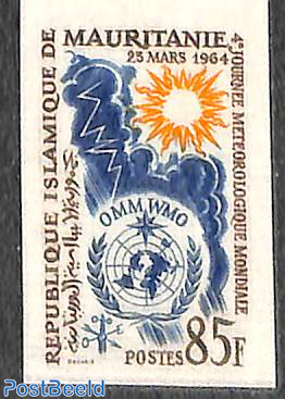 W.M.O. 1v, imperforated