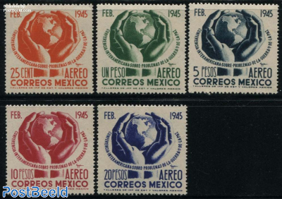 Interamerican conference 5v, Only airmails