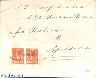 Letter from KOEDIJK (naamstempel) to Apeldoorn