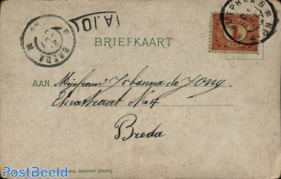 postcard with grootrond JUTPHAAS