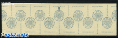 Definitives booklet with counting block on cover