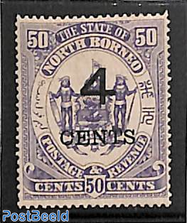 4 cents on 50c, Stamp out of set