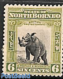 6c, Stamp out of set