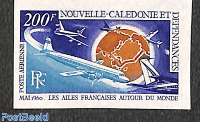 French flights around the world 1v, imperforated