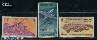 Airmail definitives 3v