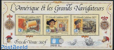 Columbian stamp expo s/s