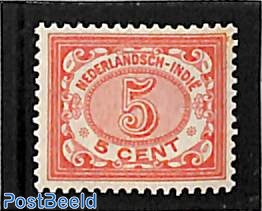 5c, unresistant colour, Stamp out of set