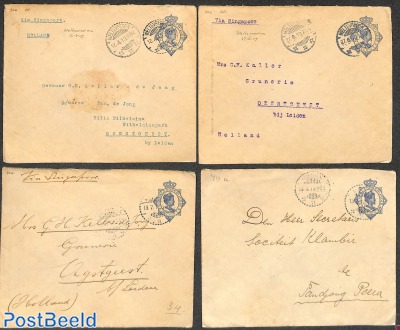 Lot with 4 covers