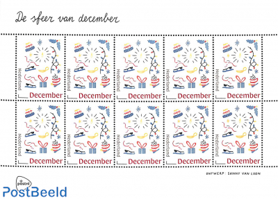 Personal December stamps m/s
