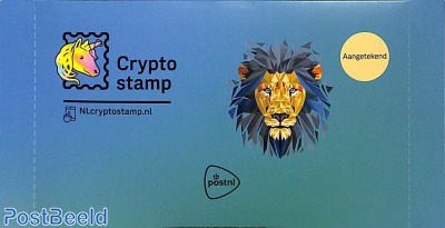 Crypto stamp Lion in closed pack, joint issue Luxemburg, Austria