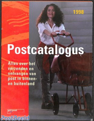 Postcatalogus 1998 with 0-cent sheet inside