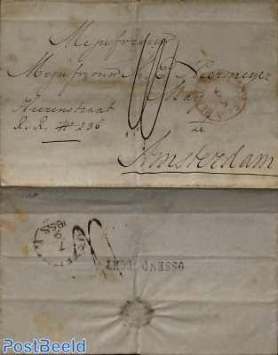 Letter from Ossendrecht to Amsterdam