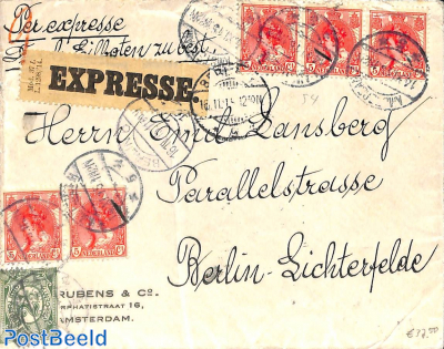 Express mail letter to Berlin