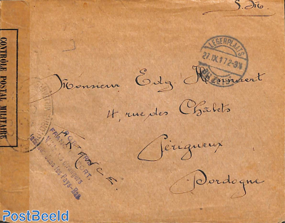 Letter from LEGERPLAATS BIJ ZEIST to Perigueux