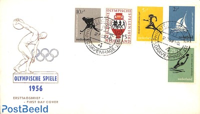 Olympic games 5v, FDC