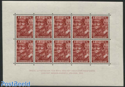 Minisheet with 10 stamps