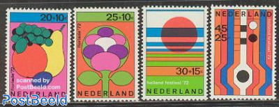 Summer stamps, Floriade Amsterdam 4v