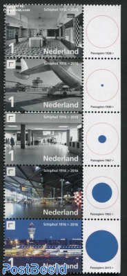 100 Years Schiphol airport 5v+tabs right