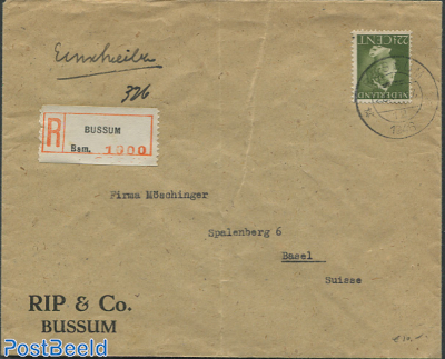 Registered envelope with nvph 340