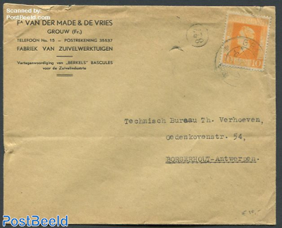Cover to Antwerpen with nvhp no. 433