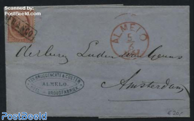 Letter from Almelo to Amsterdam
