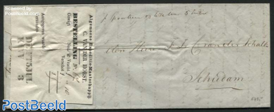 Letter from Delft to Schiedam with van der Horst Expedition My.