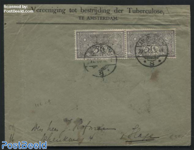 Cover with 2x NVPH No. 86, Postmark: 23-12-06
