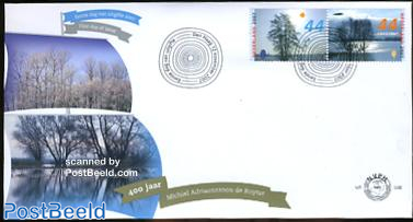 Trees in winter FDC