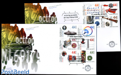 Inventions 10v FDC (2 covers)