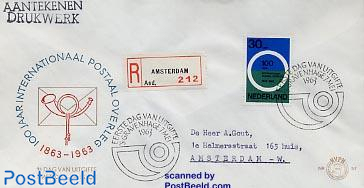 Postal co-operation 1v FDC with address