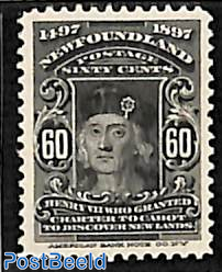 60c, Stamp out of set, without gum