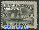 10c, Stamp out of set