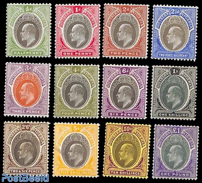 South Nigeria, Edward VII 12v