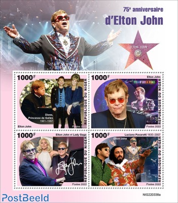 75th anniversary of Elton John