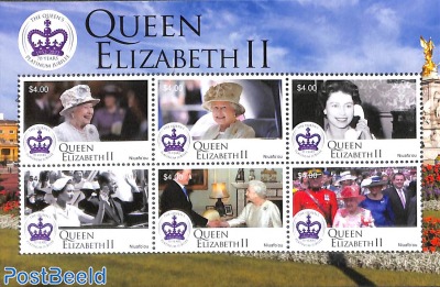Queen Elizabeth II, Platinum jubilee 6v m/s